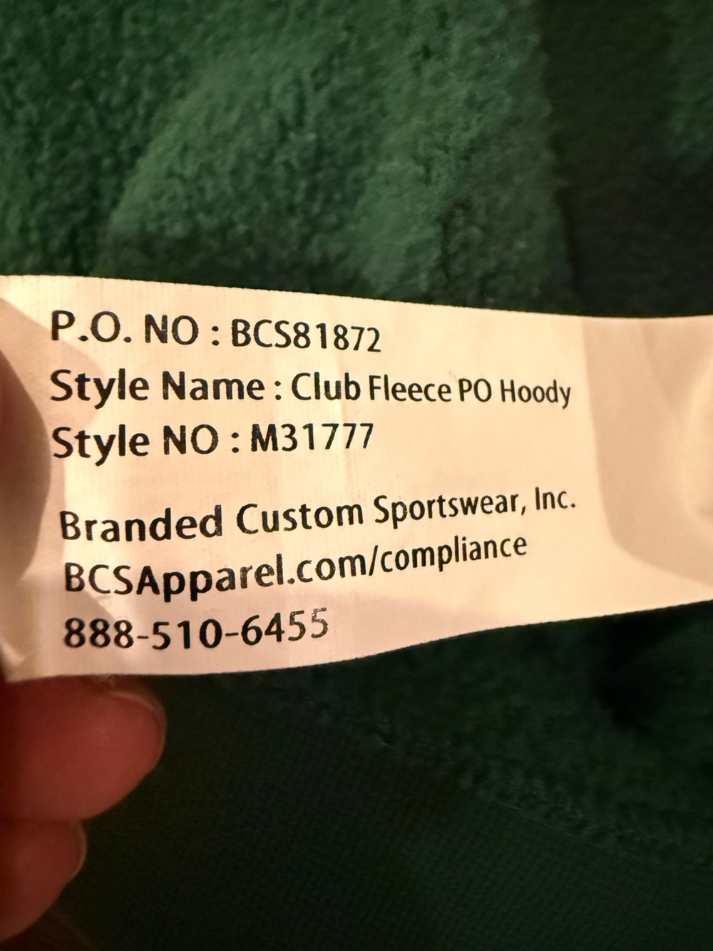 Nike Club Fleece Lacrosse Hoodie Green Pullover Men’s Medium - Picture 14 of 14